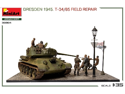 Dresden 1945 T-34/85 Field Repair - Big Set - zdjęcie 73