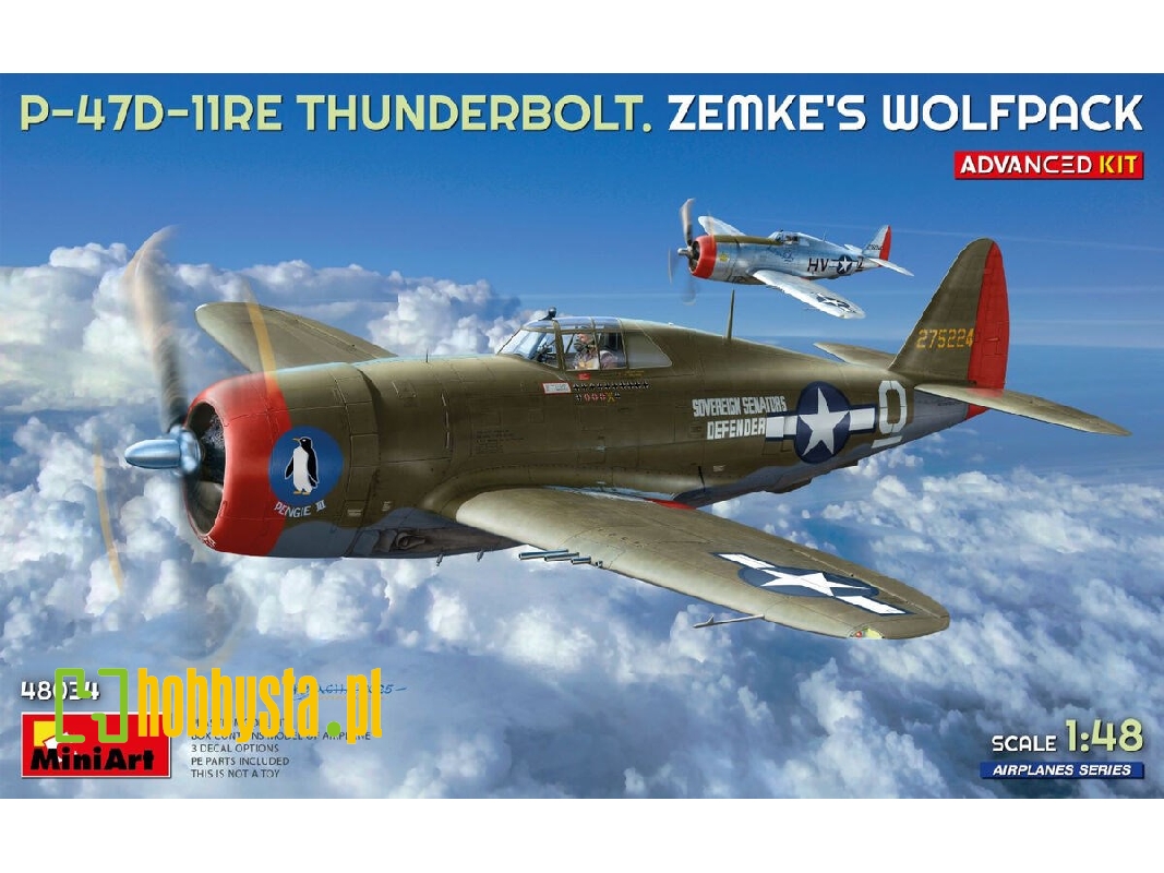 Republic P-47 D-11re Thunderbolt - Zemke's Wolfpack (Advanced Kit) - zdjęcie 1 Republic P-47 D-11re Thunderbolt - Zemke's Wolfpack (Advanced Kit) - zdjęcie 1