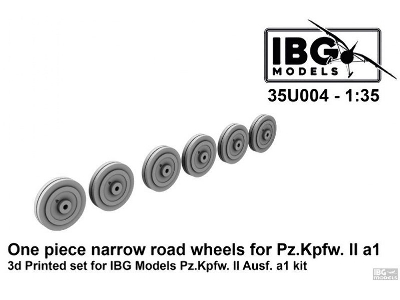 Pz. Kpfw. Ii A1 - One Piece Narrow Road Wheels (For Ibg Kits) - zdjęcie 1
