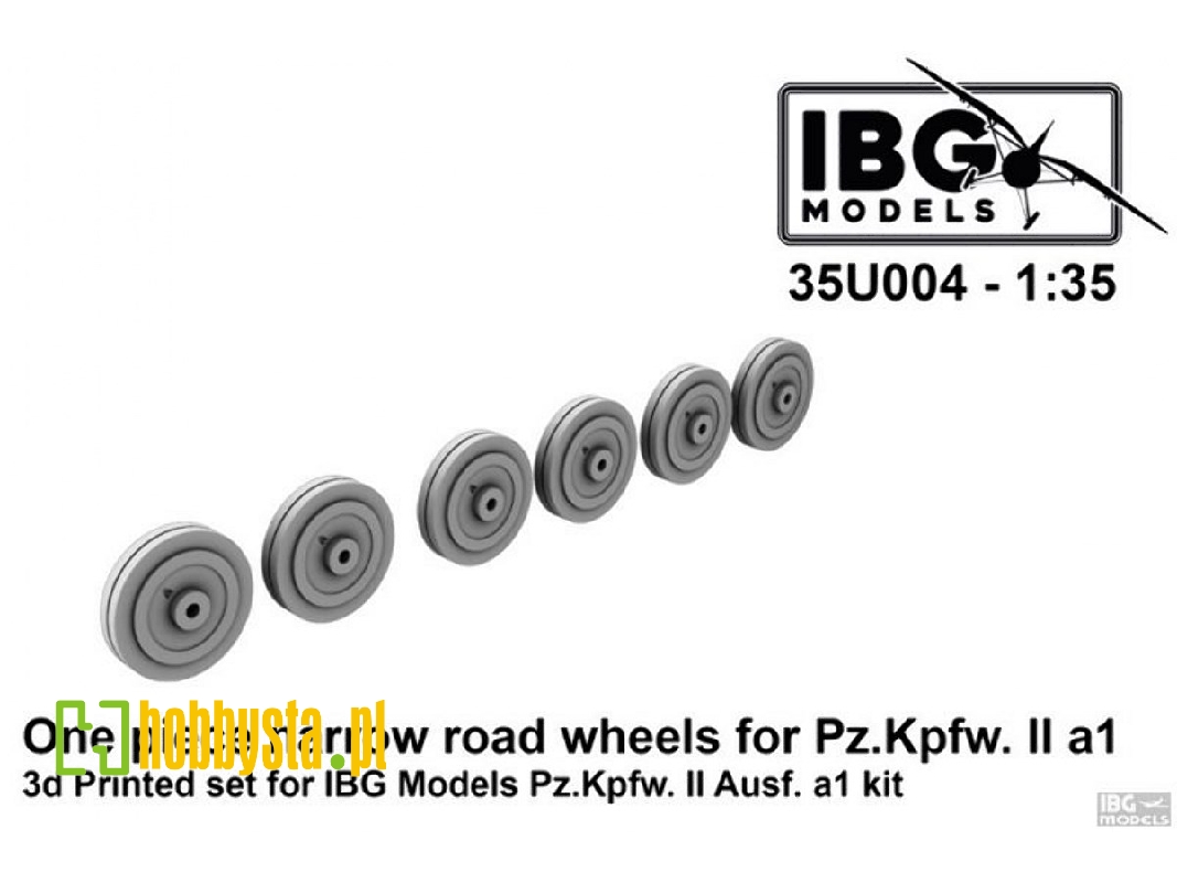 Pz. Kpfw. Ii A1 - One Piece Narrow Road Wheels (For Ibg Kits) - zdjęcie 1