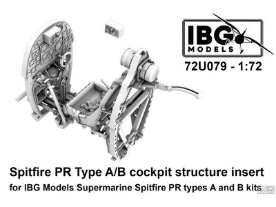 Supermarine Spitfire Pr Type A / B - Cockpit Structure Insert (For Ibg Kits) - zdjęcie 1