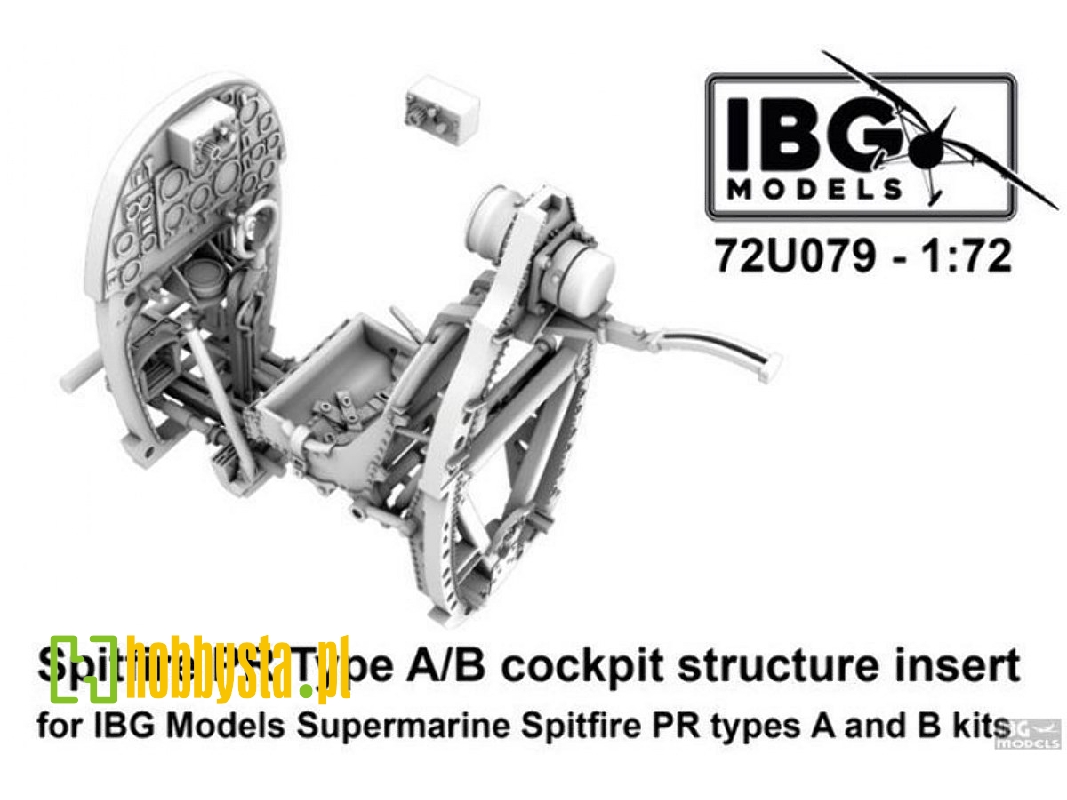 Supermarine Spitfire Pr Type A / B - Cockpit Structure Insert (For Ibg Kits) - zdjęcie 1