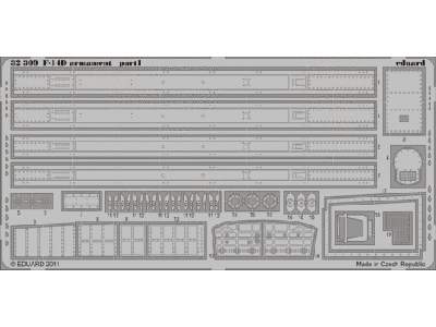  F-14D armament 1/32 - Trumpeter - blaszki - zdjęcie 1