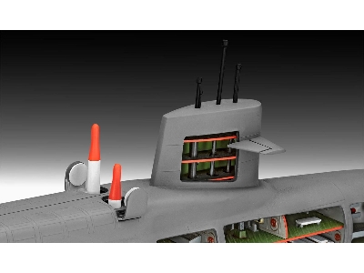 Uss Abraham Lincoln (Ssbn-602) With Interior - zdjęcie 13