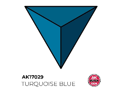 Ak 17029 Turquoise Blue - zdjęcie 1