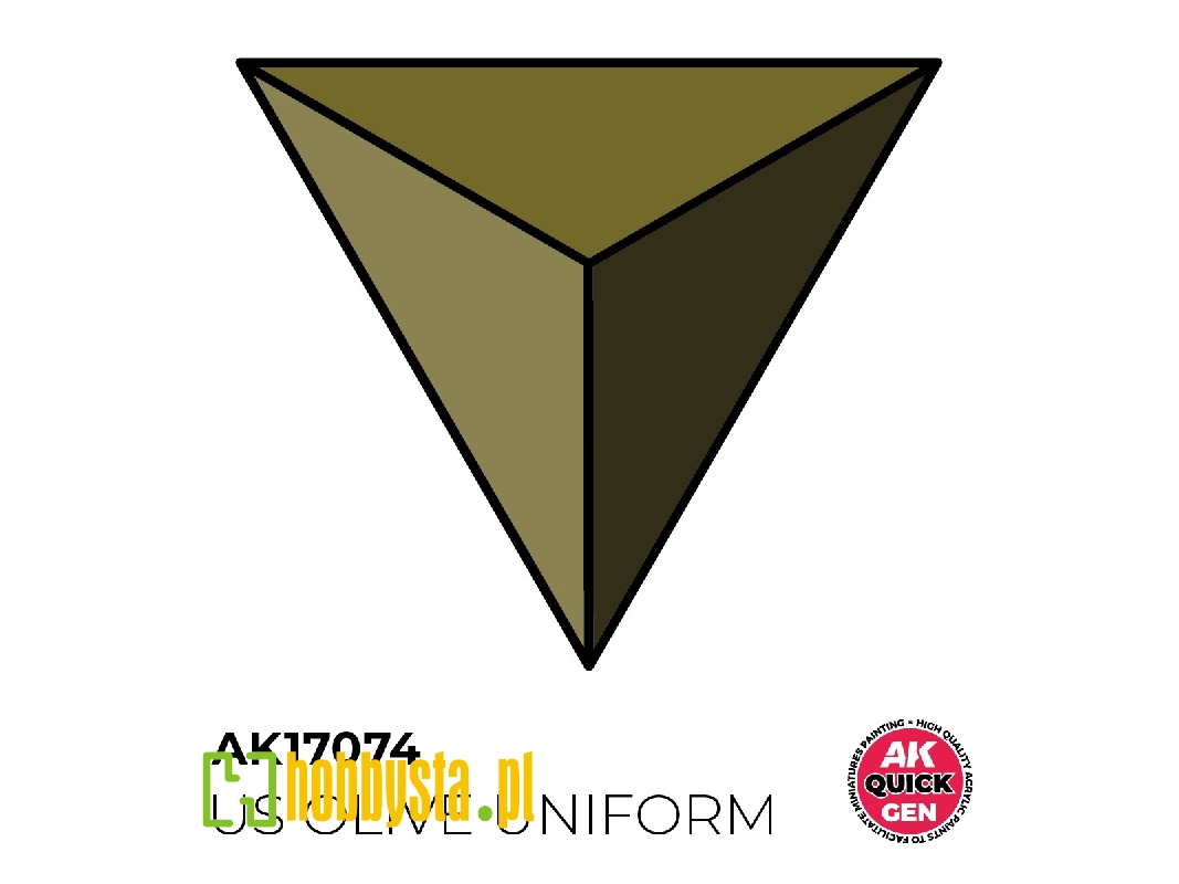 Ak 17074 Us Olive Uniform Military - zdjęcie 1