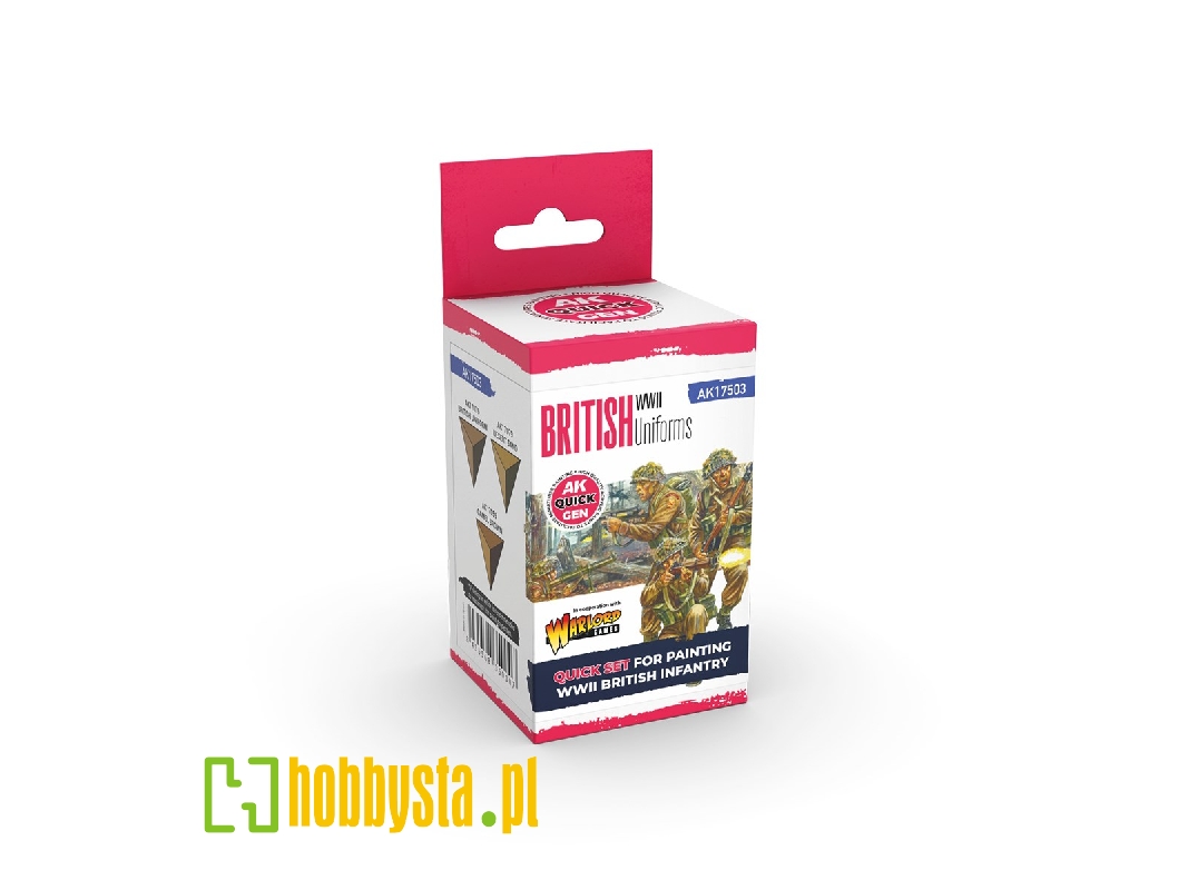 Ak 17503 British Wwii Uniforms Paints Set - zdjęcie 1 Ak 17503 British Wwii Uniforms Paints Set - zdjęcie 1