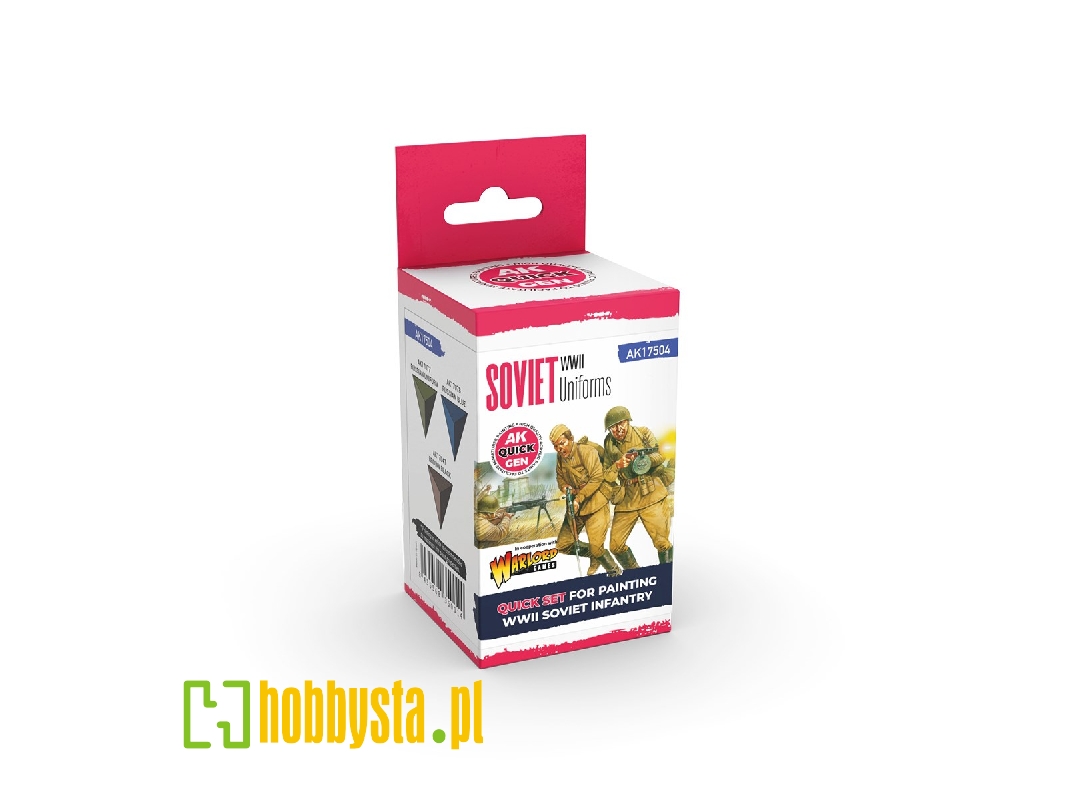Ak 17504 Soviet Wwii Uniforms Paints Set - zdjęcie 1