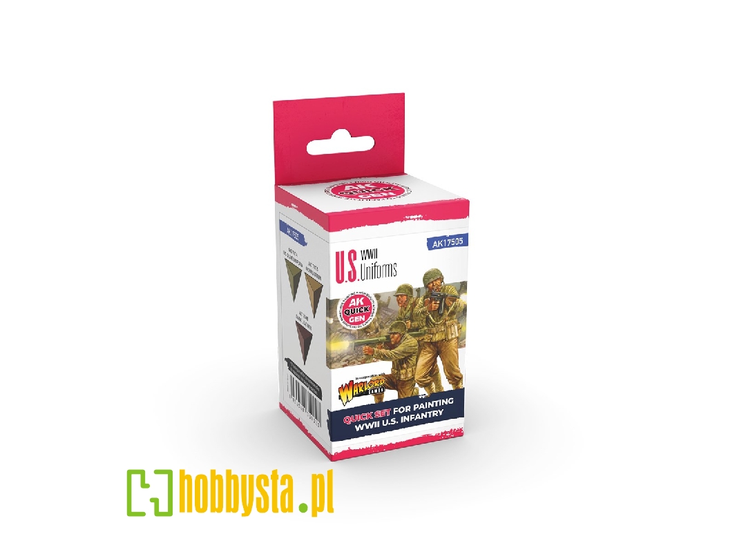 Ak 17505 U.S. Wwii Uniforms Paints Set - zdjęcie 1 Ak 17505 U.S. Wwii Uniforms Paints Set - zdjęcie 1