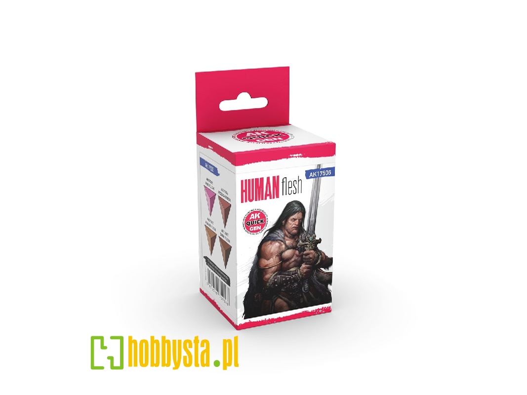 Ak 17506 Human Flesh Paints Set - zdjęcie 1