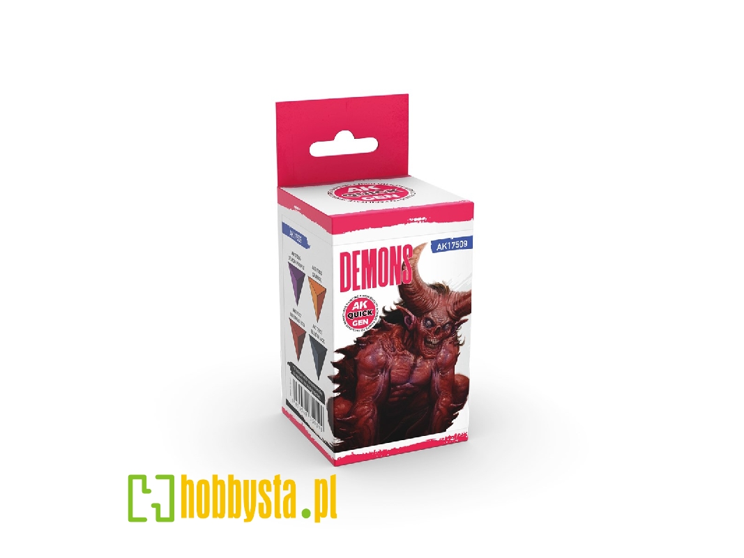 Ak 17509 Demons Paints Set - zdjęcie 1