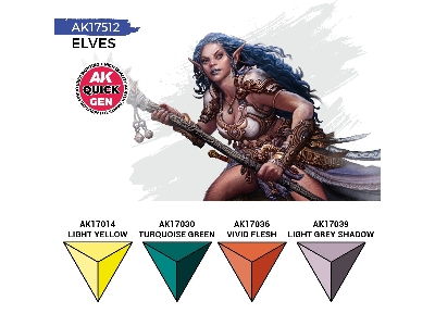 Ak 17512 Elves Paints Set - zdjęcie 3