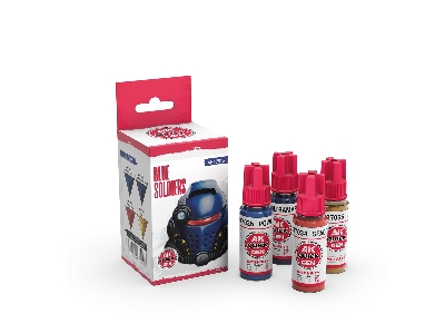 Ak 17516 Blue Soldiers Paints Set - zdjęcie 2