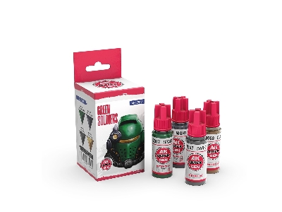 Ak 17517 Green Soldiers Paints Set - zdjęcie 2