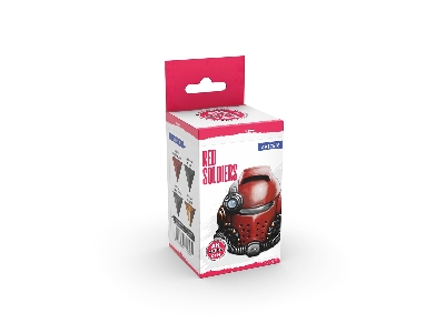 Ak 17518 Red Soldiers Paints Set - zdjęcie 1