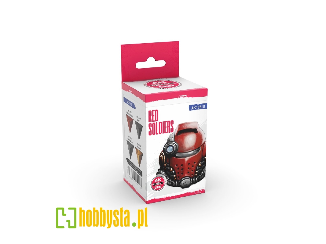 Ak 17518 Red Soldiers Paints Set - zdjęcie 1