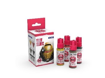 Ak 17519 Yellow Soldiers Paints Set - zdjęcie 2