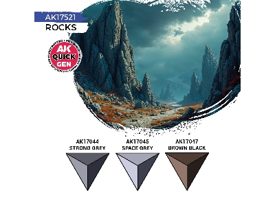 Ak 17521 Rocks Paints Set - zdjęcie 3