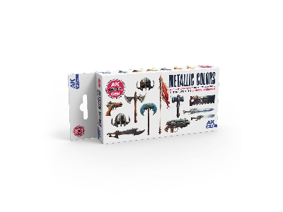 Ak 17522 Metallics Paints Set - zdjęcie 1