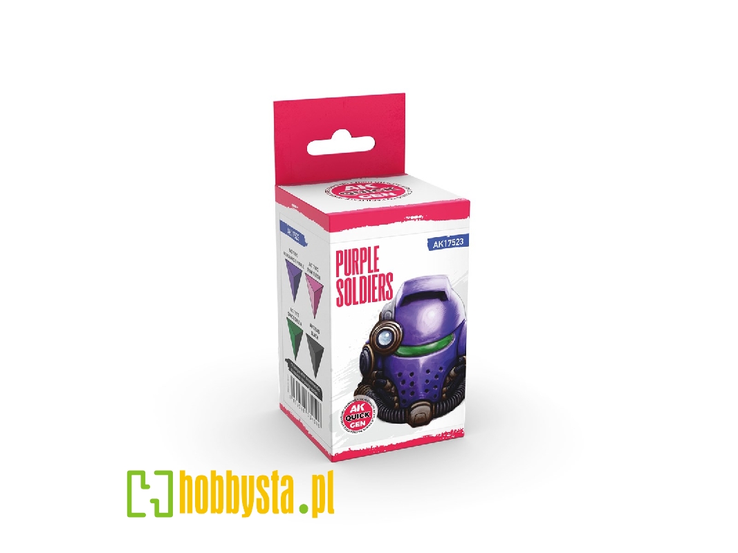 Ak 17523 Purple Soldiers Paints Set - zdjęcie 1