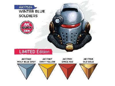 Ak 17524 Winter Blue Soldiers Paints Set - zdjęcie 3