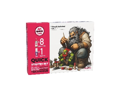 Quick Starter Set (8 Quick Gen + 1 Medium + 1 Free Brush) - zdjęcie 1