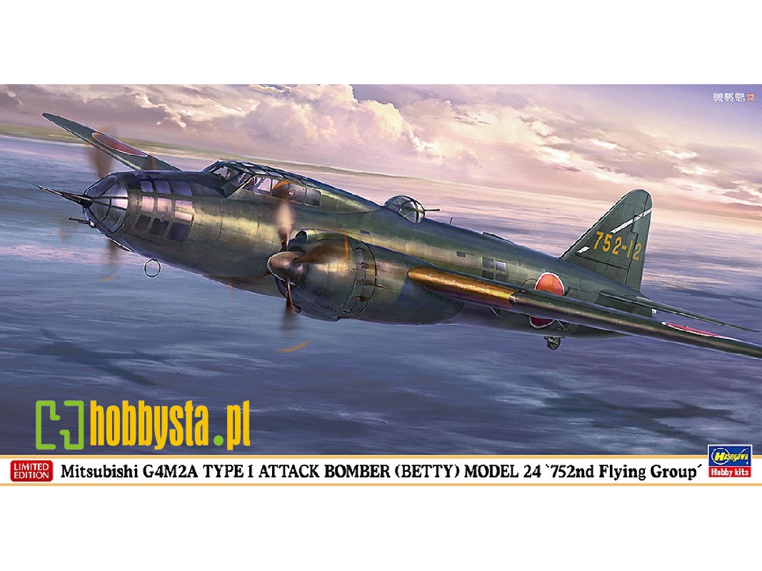 Mitsubishi G4m2a Type 1 Attack Bomber (Betty) Model 24 '752nd Flying Group' - zdjęcie 1