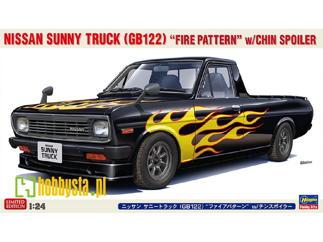 Nissan Sunny Truck (Gb122) 'fire Pattern' With Chin Spoiler - zdjęcie 1 Nissan Sunny Truck (Gb122) 'fire Pattern' With Chin Spoiler - zdjęcie 1