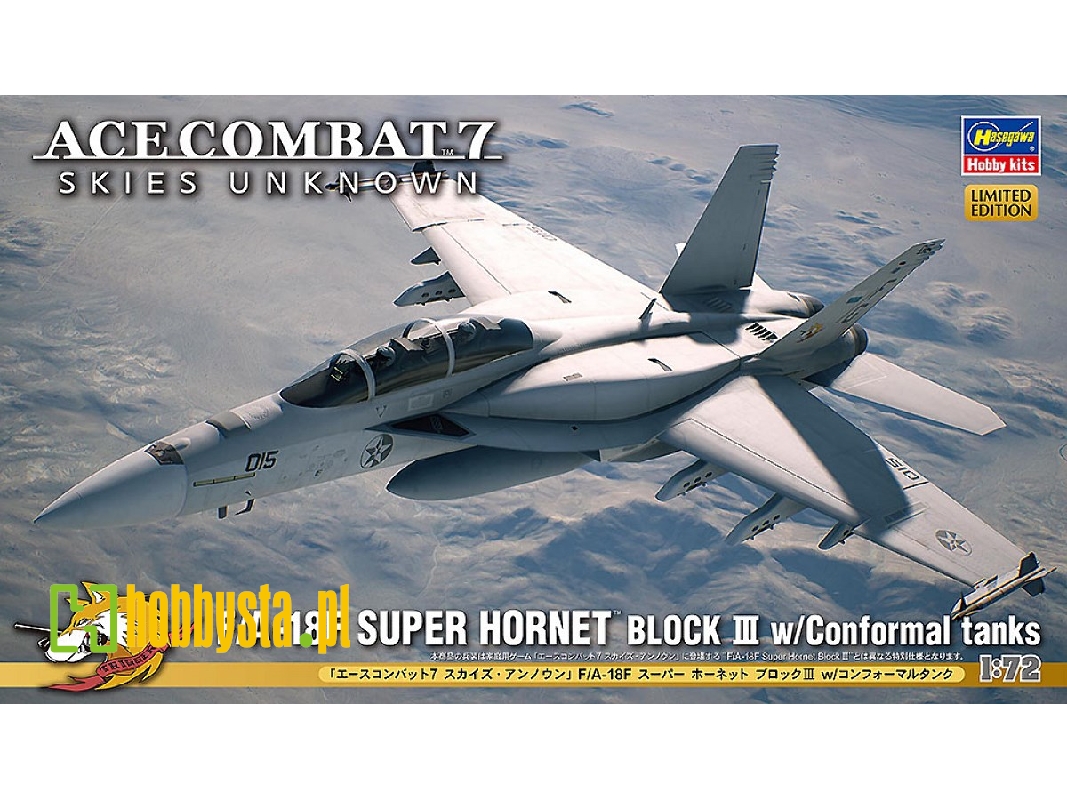 F/A-18f Super Hornet Block Iii With Conformal Tanks, Ace Combat 7 Skies Unknown - zdjęcie 1
