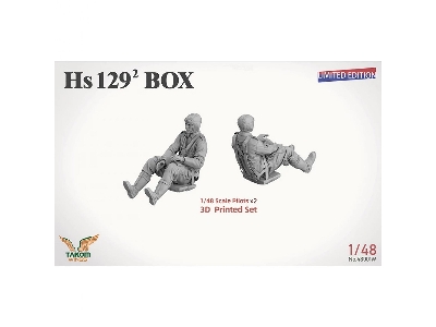 Hs 129&#178; Box - Hs 129 B2 + Hs 129 B3 + 3d Printed Set Figures X2 + Panther A - zdjęcie 2