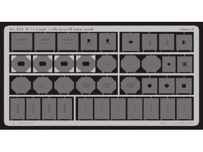  F-15 etch stencil data mask -etch 1/32 - maski - zdjęcie 1