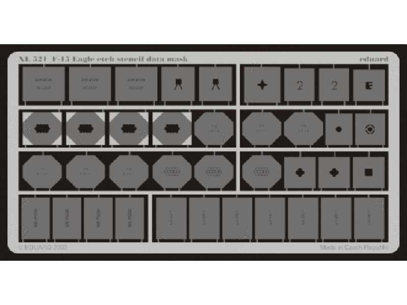 F-15 etch stencil data mask -etch 1/32 - maski - zdjęcie 1 F-15 etch stencil data mask -etch 1/32 - maski - zdjęcie 1