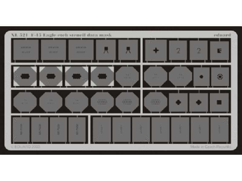  F-15 etch stencil data mask -etch 1/32 - maski - zdjęcie 1