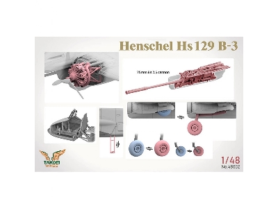Hs 129&#178; Box - Hs 129 B2 + Hs 129 B3 + 3d Printed Set Figures X2 + Panther A - zdjęcie 11