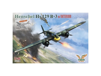 Henschel Hs 129 B-3 With Interior - zdjęcie 1
