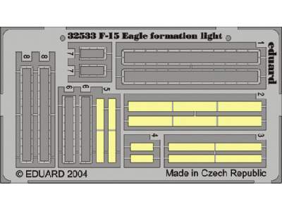  F-15 formation light 1/32 - Tamiya - blaszki - zdjęcie 1