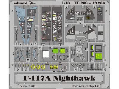  F-117A 1/48 - Tamiya - blaszki - zdjęcie 2