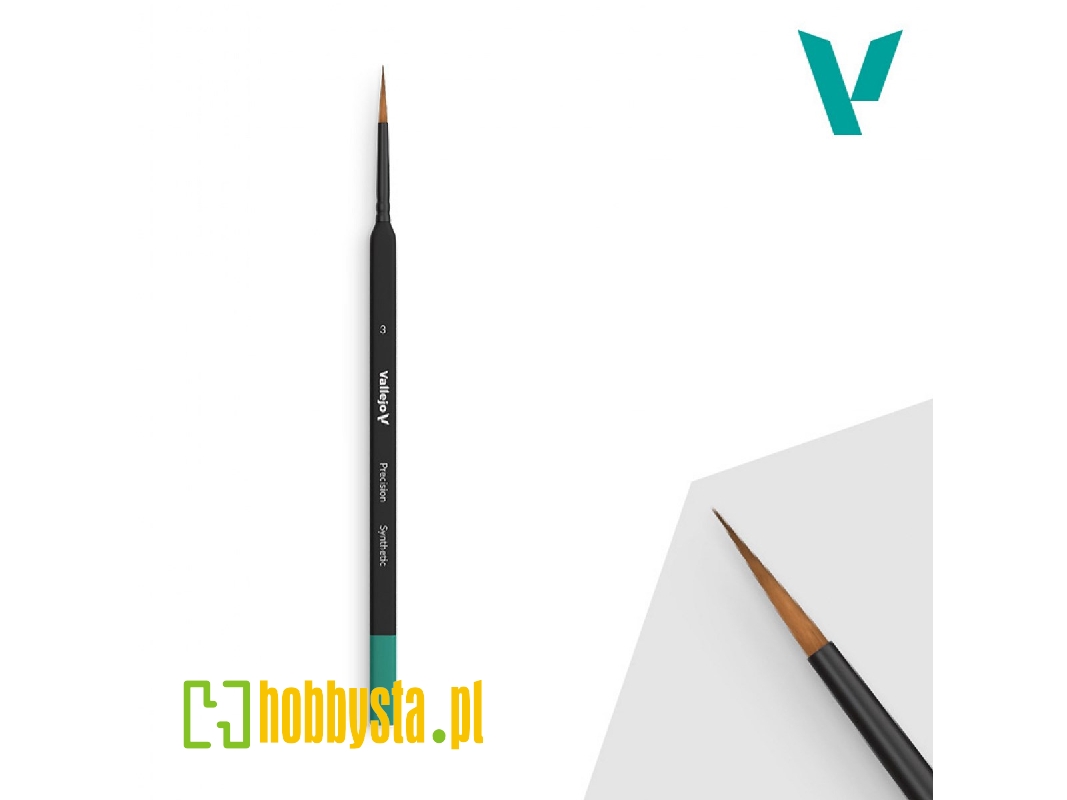 Brush - Precision - Round Synthetic No. 3 Triangular H - zdjęcie 1