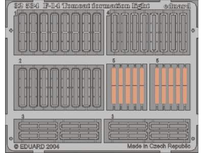  F-14 formation light 1/32 - Tamiya - blaszki - zdjęcie 1