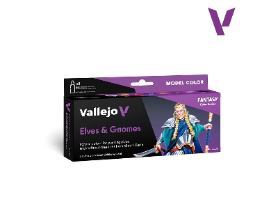 70242 Fantasy Color Series - Elves & Gnomes Model Color Acrylic Set - zdjęcie 1