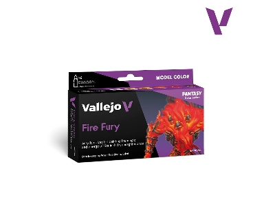 70243 Fantasy Color Series - Fire Fury Model Color Acrylic Set - zdjęcie 1