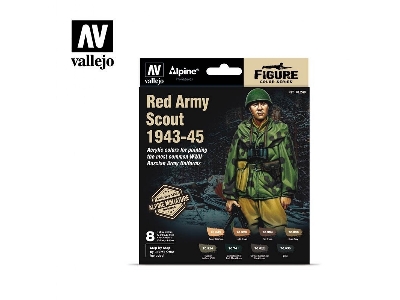 70248 Red Army Scout 1943-45 Figure Color Series + Exclusive Mini - zdjęcie 1
