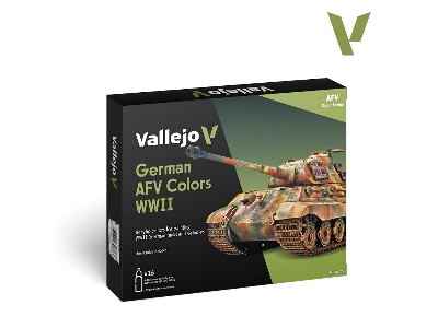 70255 Afv Color Series - German Afv Colors Wwii Model Color Acrylic Set - zdjęcie 1
