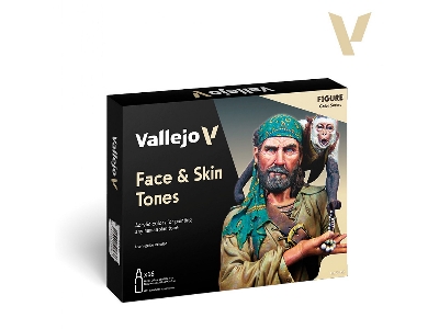 70258 Figure Color Series - Face & Skin Tones Model Color Acrylic Set - zdjęcie 1