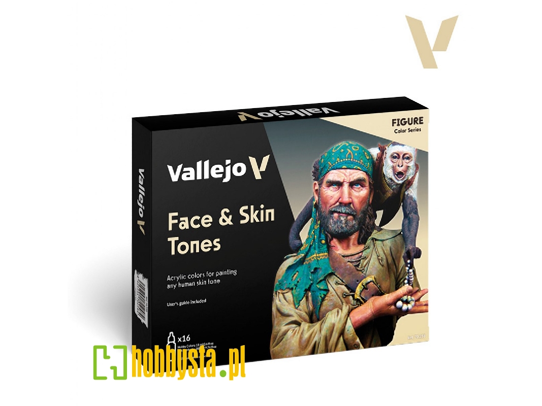 70258 Figure Color Series - Face & Skin Tones Model Color Acrylic Set - zdjęcie 1