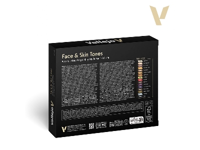 70258 Figure Color Series - Face & Skin Tones Model Color Acrylic Set - zdjęcie 2