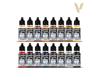 70258 Figure Color Series - Face & Skin Tones Model Color Acrylic Set - zdjęcie 3