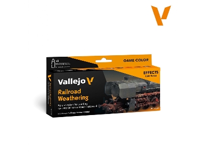 70264 Effects Color Series - Railroad Weathering Game Color Acrylic Set - zdjęcie 1