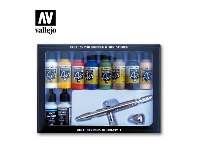 71167 Basic Colors & Airbrush Model Air Set - zdjęcie 1