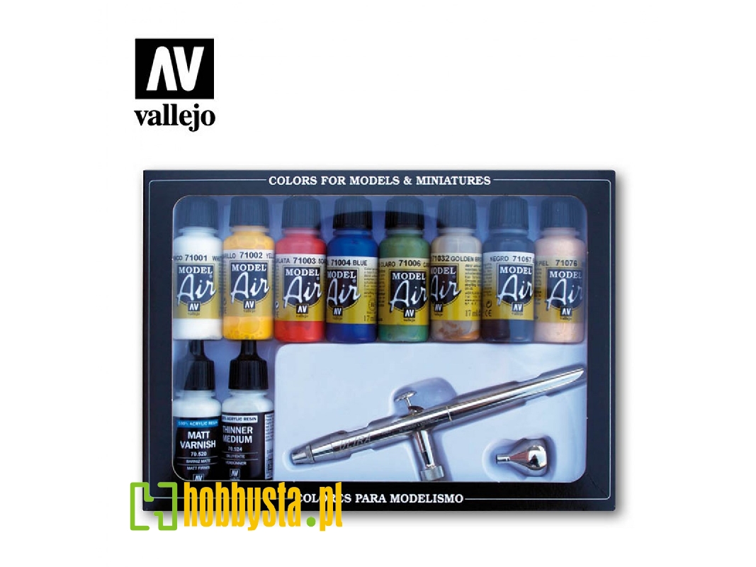 71167 Basic Colors & Airbrush Model Air Set - zdjęcie 1
